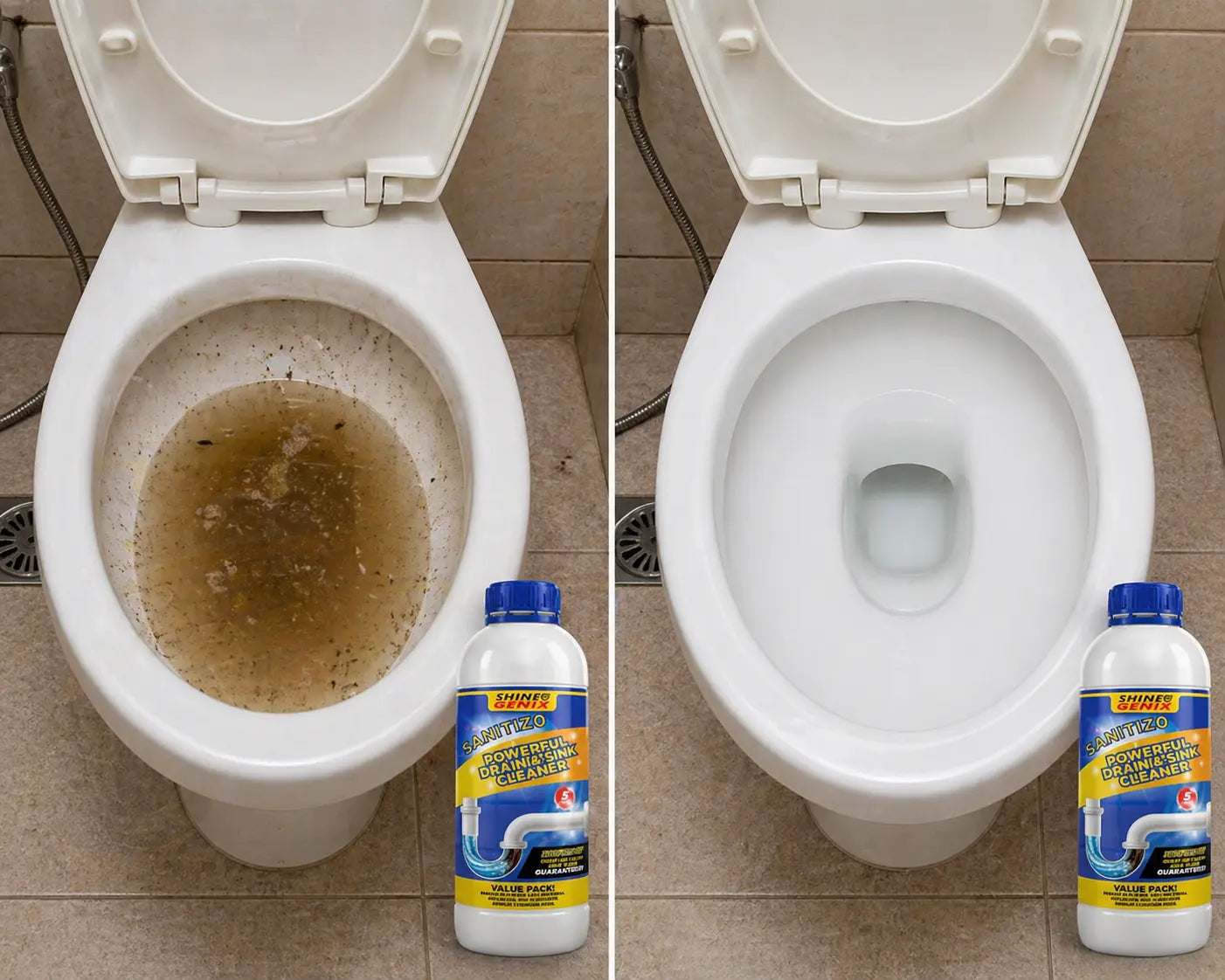 Powerful Drain cleaner- Pack of 4 (400ML)