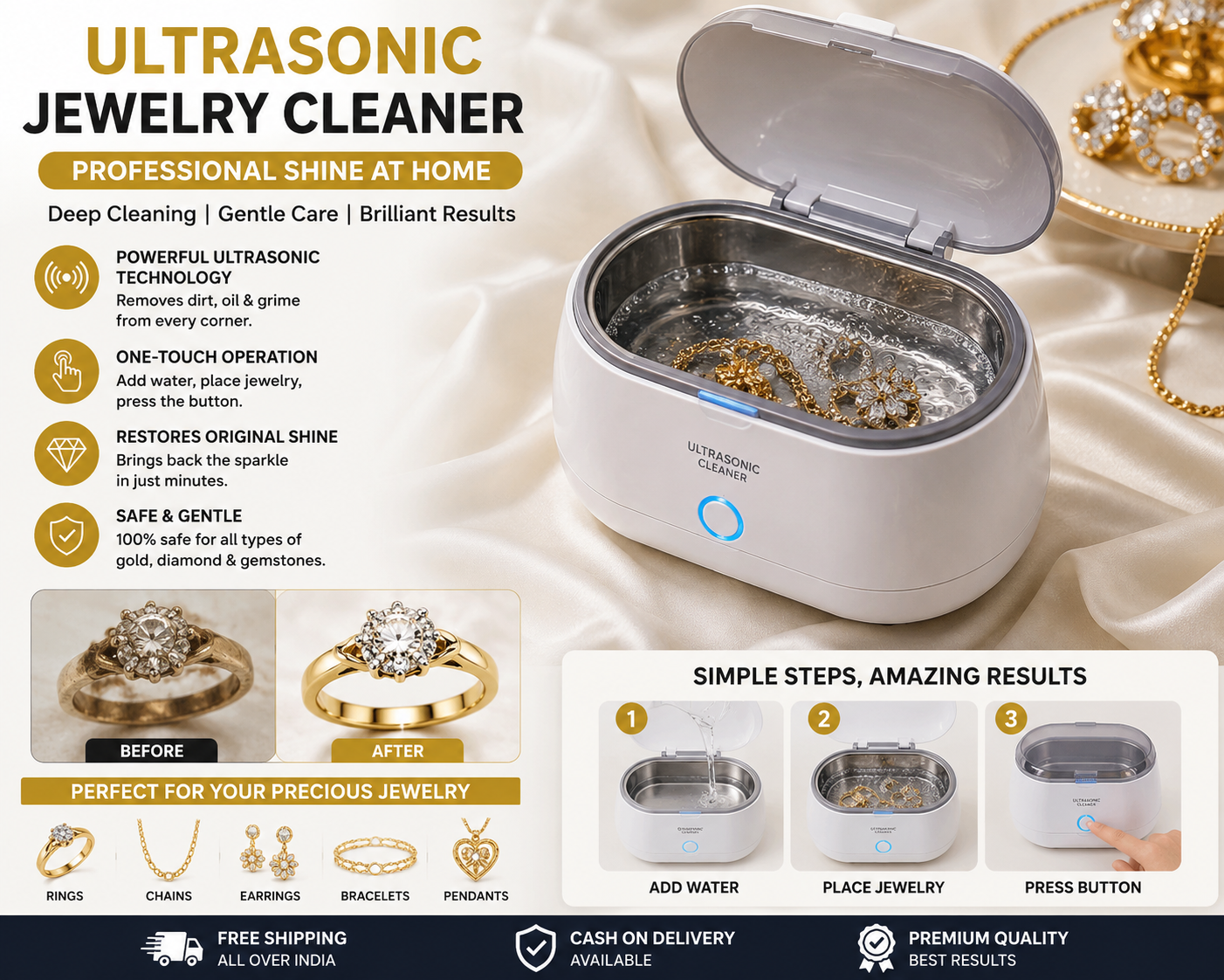 STINGCART-Portable advance powersonic deep Cleaner