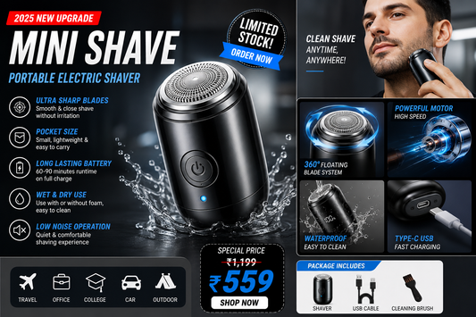 Mini Portable Electric Shaver