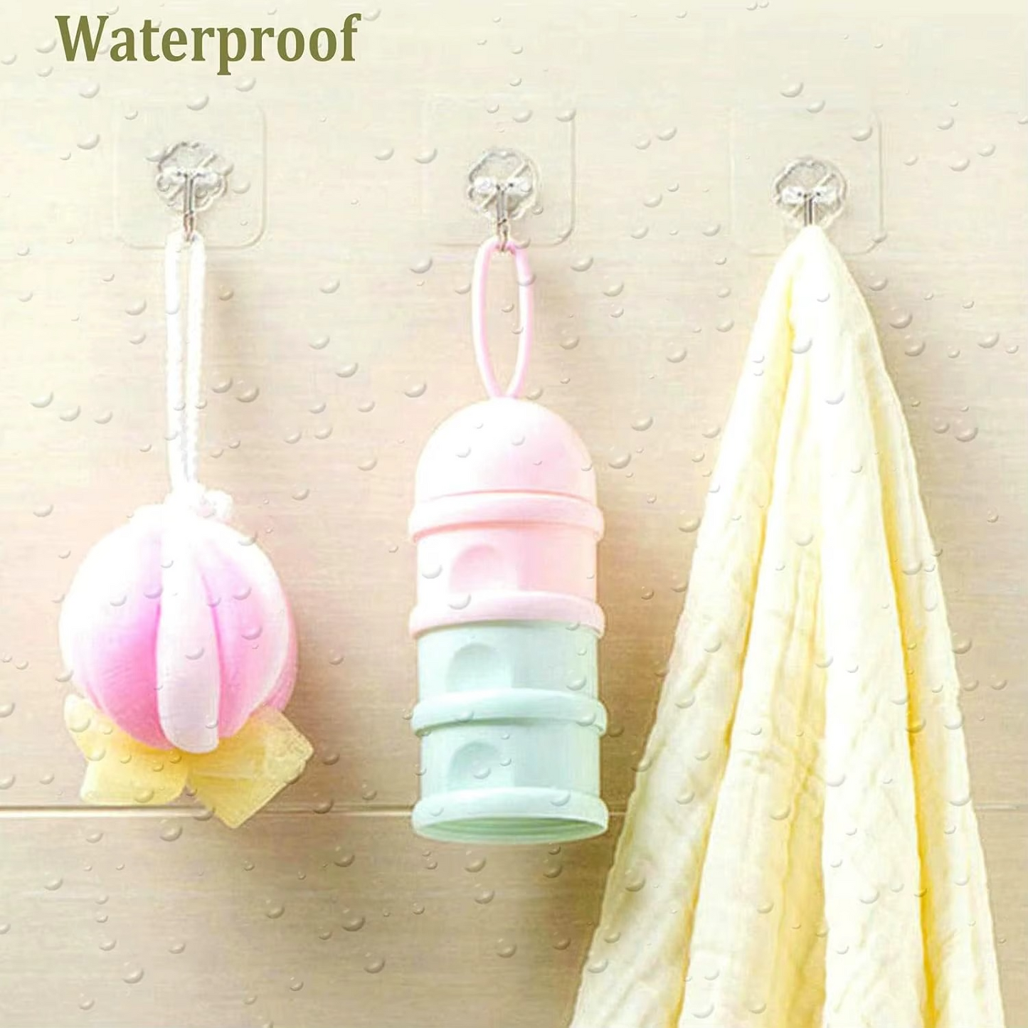 Adhesive Wall Hooks (40 Pcs )